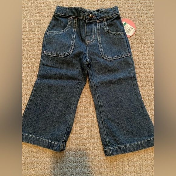 NWT 18 month baby girl jeans with elastic waist - Picture 1 of 4
